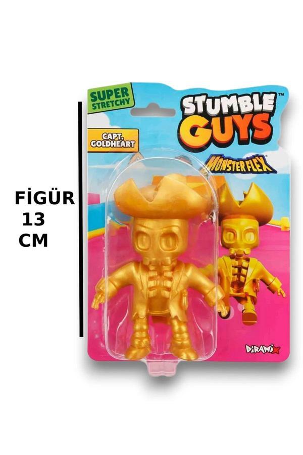 Monsterflex Süper Esnek Stretch Uzayan Stumble Guys Tekli Fiğürler @Capt. Goldheart@ - Image 1