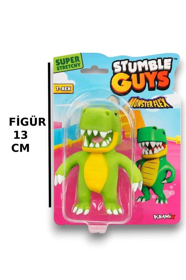 Monsterflex Süper Esnek Stretch Uzayan Stumble Guys Tekli Fiğürler @T-Rex@ - Image 1