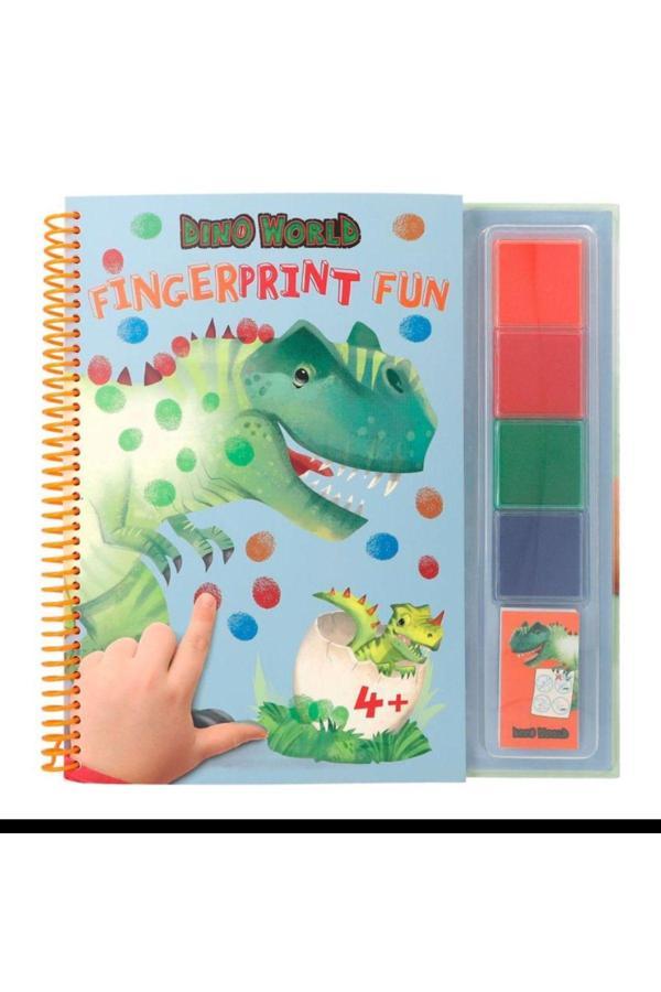 Dino Dünyası Parmak İzi Boyama Kitabı - Image 1