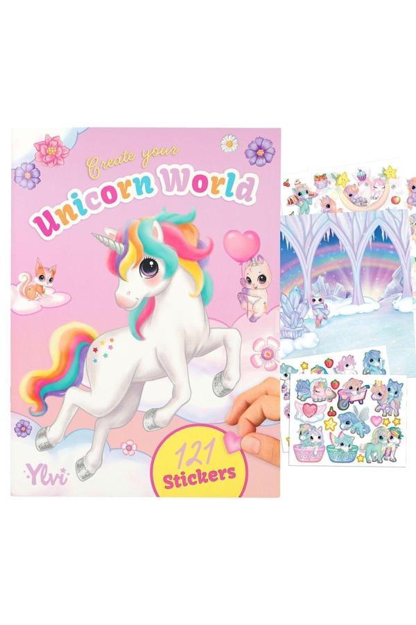 Unicorn Çıkartamalı Tasarım Defteri - Image 1