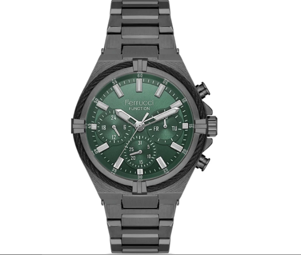 Ferrucci FRF.03397M.02 Çelik Kordon Erkek Kol Saati-F612 - Image 1