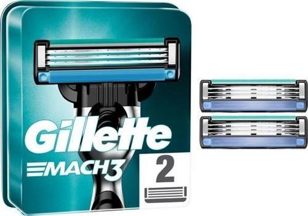 Gillette Mach3 Yedek Tıraş Bıçağı 2'Li - Image 1