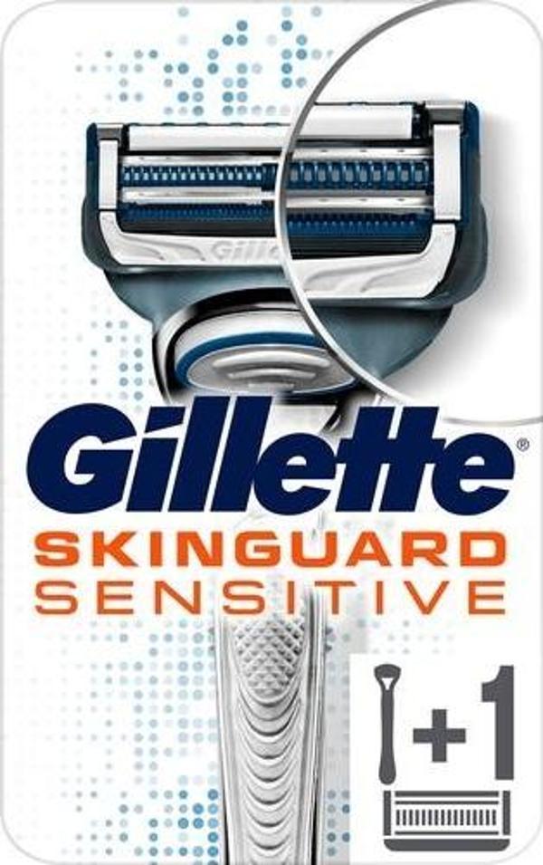 Gillette Skinguard Sensitive Tıraş Makinesi + Yedek Tıraş Bıçağı - Image 1
