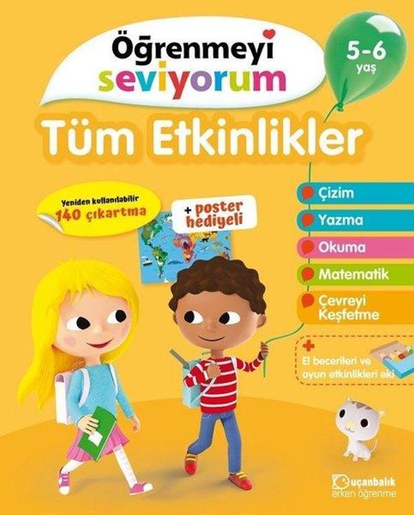 Öğrenmeyi Seviyorum-Tüm Etkinlikler 5-6 Yaş - Uçanbalık Yayıncılık - Image 1