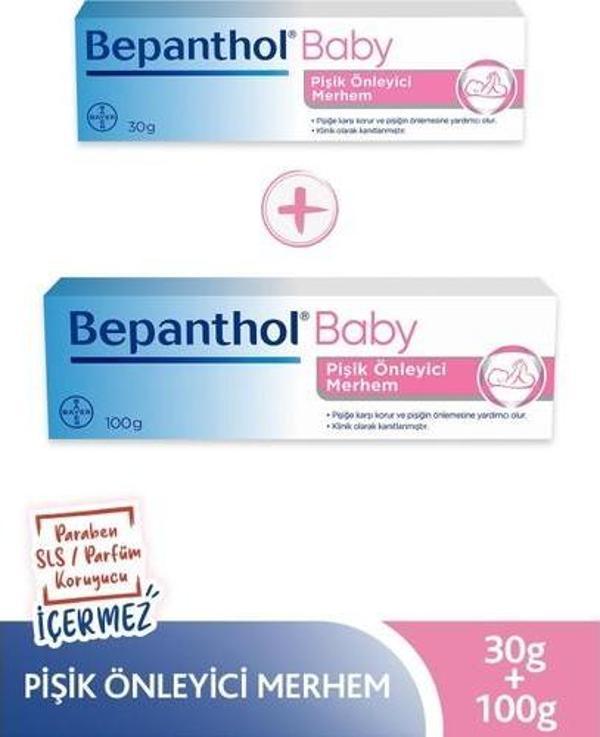 Bepanthol Baby Pişik Önleyici Merhem 100 Gr + 30 Gr Paket - Image 1