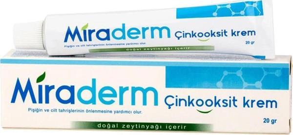 Miraderm Çinko Oksitli Pişik Kremi 20 Gr - Image 1