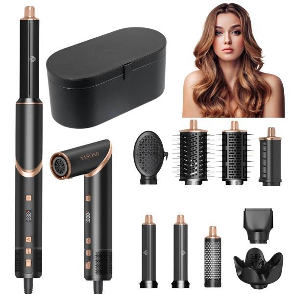 Yasomi Witero 9in1 Ultra Airwrap Multi-styler Sıcak-soğuk Hava Üflemeli Siyah Saç Şekillendirme Cihazı - Image 1