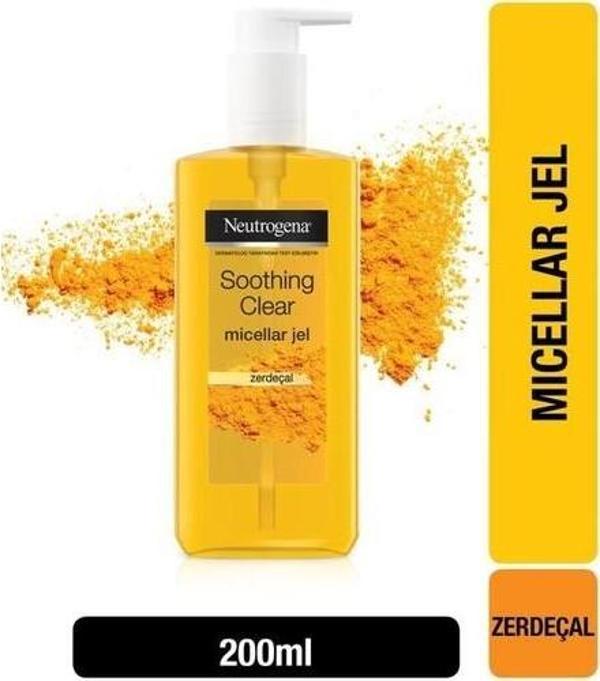 Neutrogena Soothing Clear Micellar Yüz Temizleme Jeli 200 Ml - Image 1