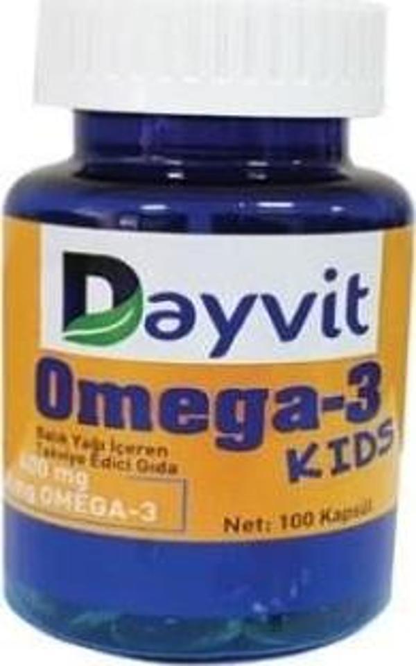 Dayvit Omega 3 Kıdss 100 Kapsul - Image 1