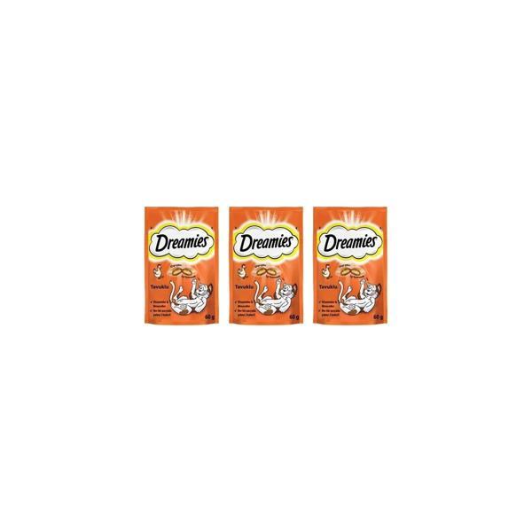 3 Adet Dreamies Tavuklu Kedi Ödülü 60 gr - Image 1