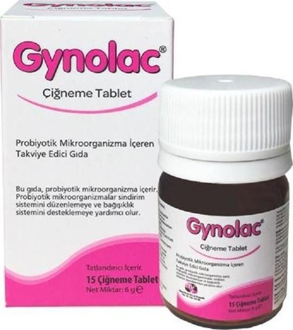 Gynolac Probiyotik 15 Ciğneme Tablet - Image 1