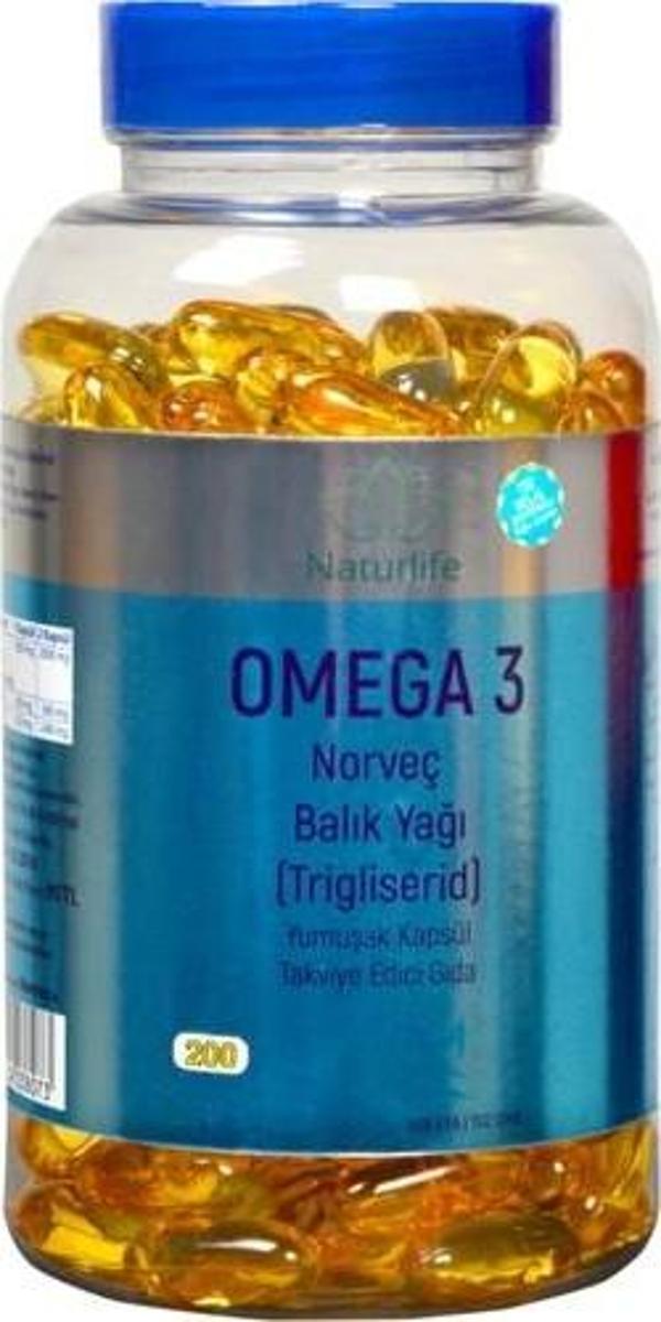 Naturlife Omega 3 Norveç Balık Yağı  Yumuşak Kapsül - Image 1