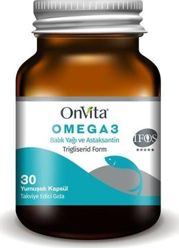 Onvita Omega 3 Balık Yağı & Astaksantin - Image 1