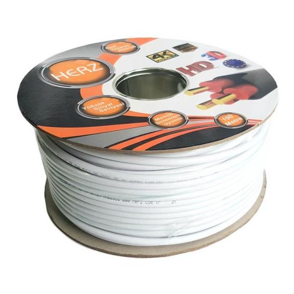 HERZ RG6U6 Trishield Anten Kablosu 100Metre 80Tel - Image 1