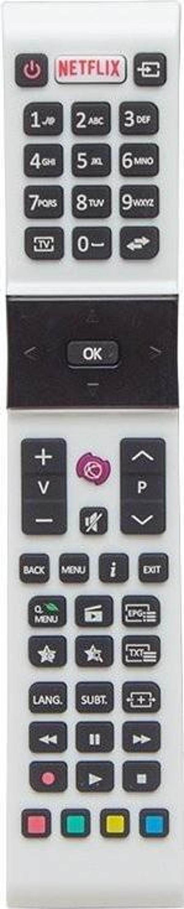 Electroon Vestel Rca49130 Beyaz Netflix Tuşlu Lcd Led Tv Kumandası - Image 1