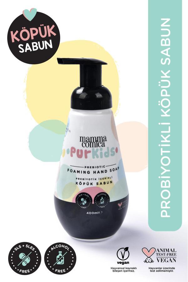 Purkids Prebiotikli Vegan Köpük El Sabun-400ml - Image 1