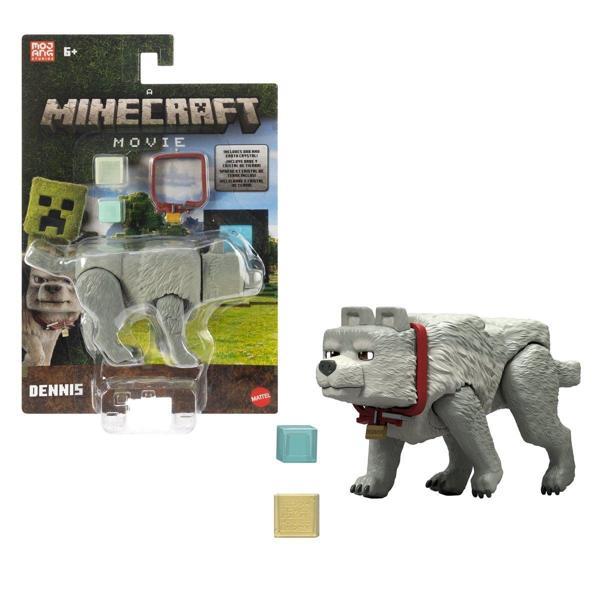Minecraft Movie Dennis Figür 12 cm – Mattel Orijinal Film Karakteri - Image 1