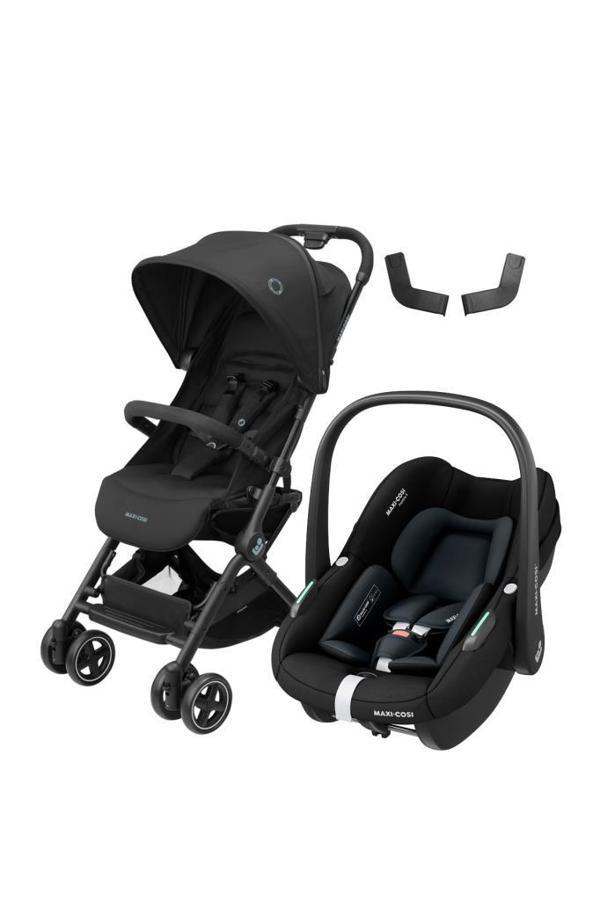 Maxi-Cosi Lara2-Pebble S Tek Elle Katlanabilen Ultra Kompakt Seyahat Sistem Bebek Arabası Black - Image 1