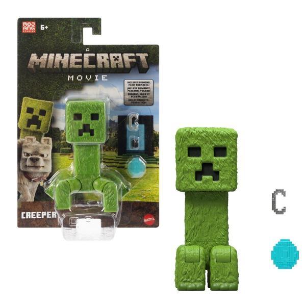 Minecraft Movie Creeper Figür 7,5 cm – Hareketli Eklemli Orijinal Mattel Oyuncak - Image 1