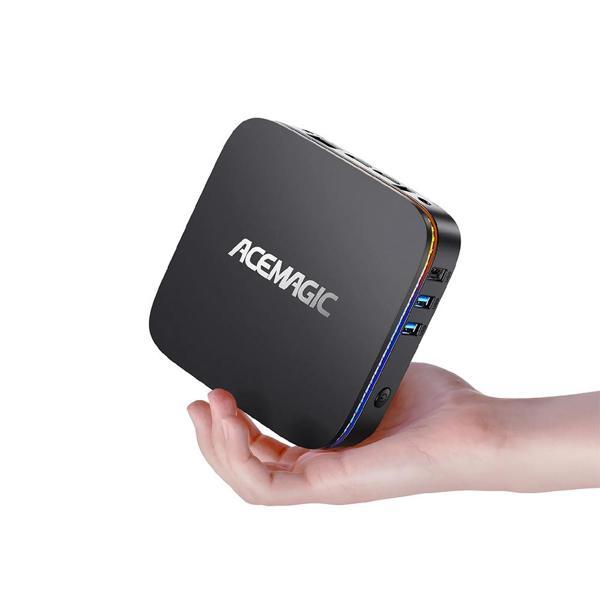 Acemagic AK1 PLUS-x2 Intel N100 12.Nesil 32GB DDR4 1TB NVMe SSD WiFi 5 BT 4.2 VESA W11 PRO Mini PC - Image 1