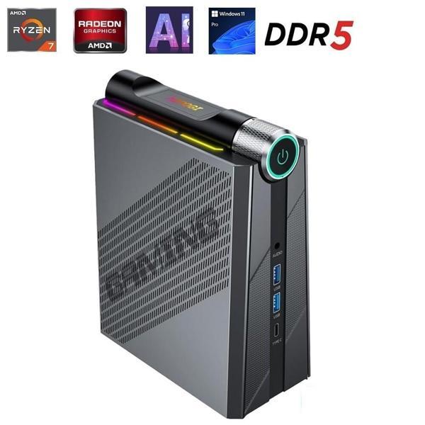 NiPoGi AM08 PRO Ryzen 7 8845HS PRO Al 16GB DDR5 512GB SSD WiFi6BT 5.2 WIN11 Yapay Zekalı Mini PC - Image 1