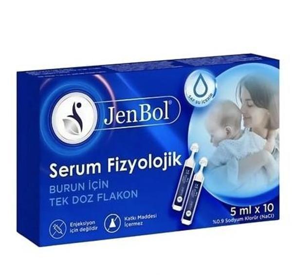 Jenbol Fizyolojik Serum 5 mlx10 Flakon - Image 1