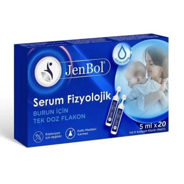 Jenbol Fizyolojik Serum 5 mlx20 Flakon - Image 1