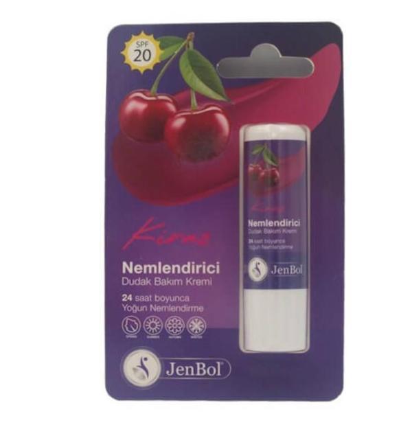 Jenbol Lip Balm Nemlendirici Dudak Bakım Kremi Kiraz Spf 20 5 gr - Image 1