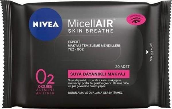 NiveaMiceallr Expert Makyaj Temizleme Mendili.20Adet - Image 1