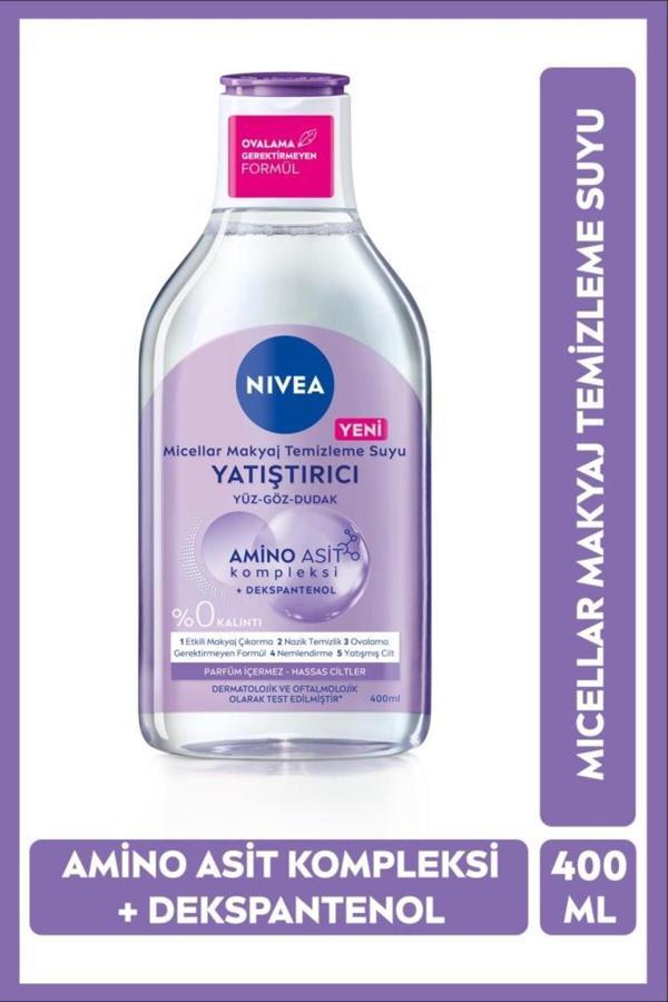 Yatıştırıcı Micellar Makyaj Temizleme Suyu 400ml, Amino Asit, Nemlendirici, Hassas Cilt Tipleri - Image 1