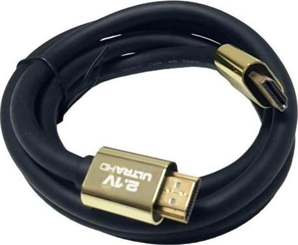 Electroon 1.5metre 2.1v 8K Ultra HD Gold HDMI Kablo 7680x4320 - Image 1