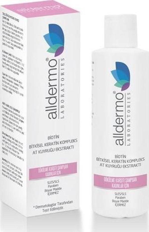 Alldermo Biotin & Cüce Palmiye Ekstraktı Dökülme Karsıtı Şampuan 200 Ml - Kadınlar İÇin - Image 1