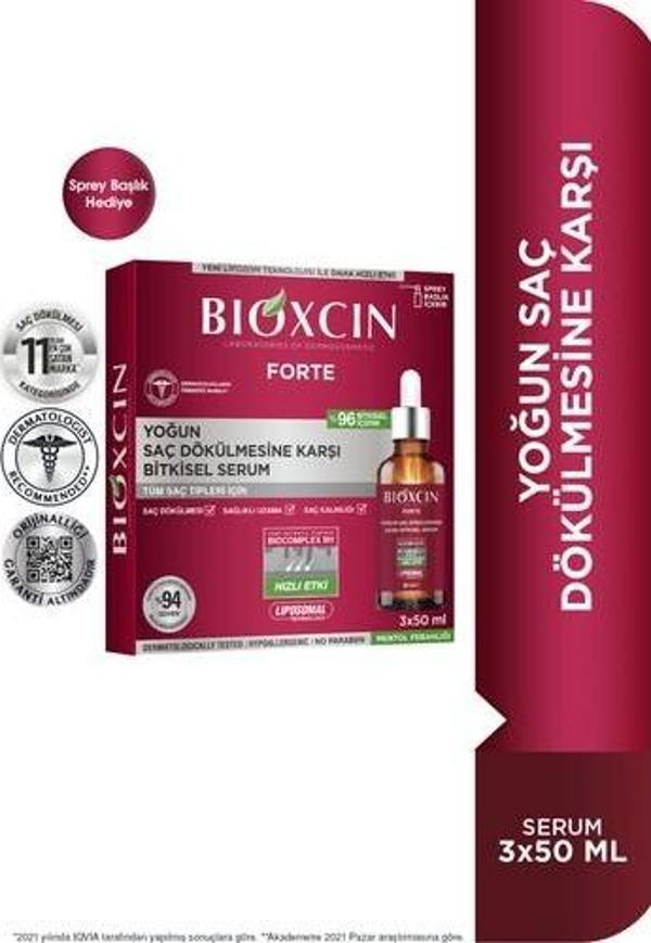 Bioxcin Forte Bitkisel Serum 3X50 Ml - Image 1