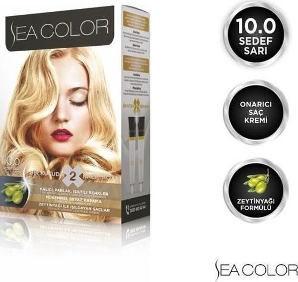 Sea Color 10.0  Sedef Sarı Set Boya - Image 1