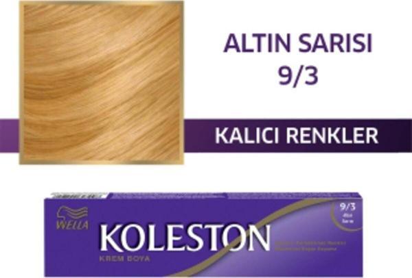 Wella Koleston Single Tüp Boya 9/3 Altın Sarısı - Image 1