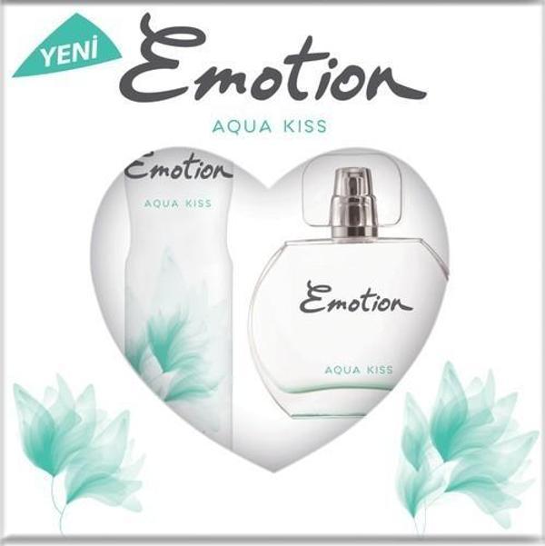 Emotion Aqua Kiss Edt Kadın Parfüm 50 Ml & Deodorant 150 Ml - Image 1