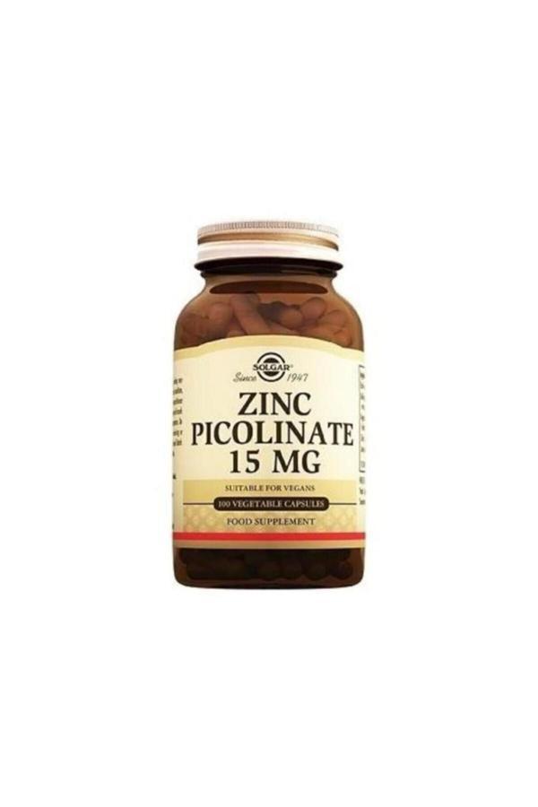 Solgar Zinc Picolinate 15 Mg 100 Kapsül - Image 1