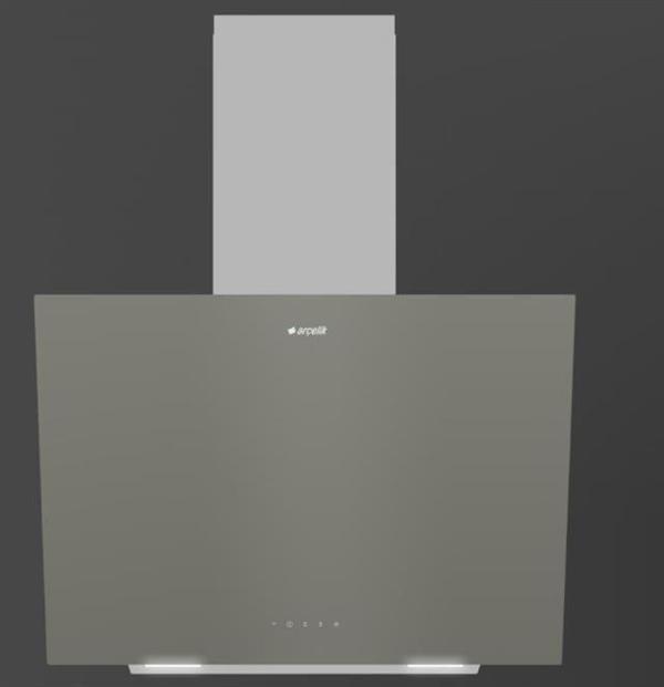 Arçelik ADE 606-4 G Ankastre Duvar Tipi Davlumbaz Gri - Image 1