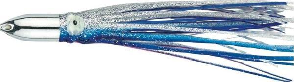 Boone Chrome Jet Bullet Püskül Sırtı Sahtesi 12cm 28gr Mavi Pembe Gümüş - Image 1