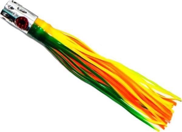 Boone Gatlin Jet Püskül Sırtı Sahtesi 28cm Yeşil/Sarı/Kırmızı - Image 1