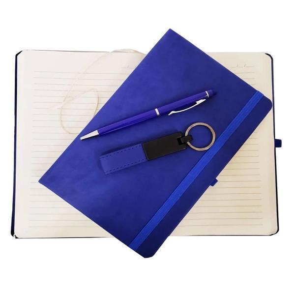 Deri Defter Anahtarlık Ve Tükenmez Kalem - Image 1