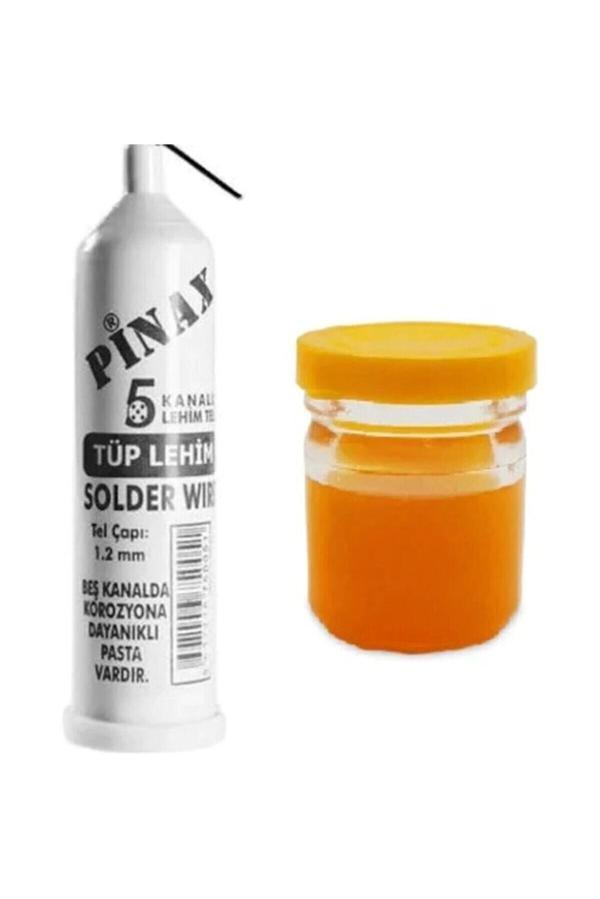 Pinax Tüp Lehim Teli 25 Gr 1.2mm + Lehim Pastası - 40gr - Image 1