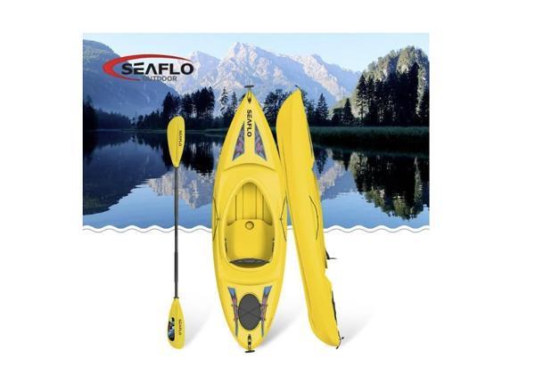 Seaflo Tekapo 8.8 Sarı Tek Kişilik Kapalı Kano - Image 1