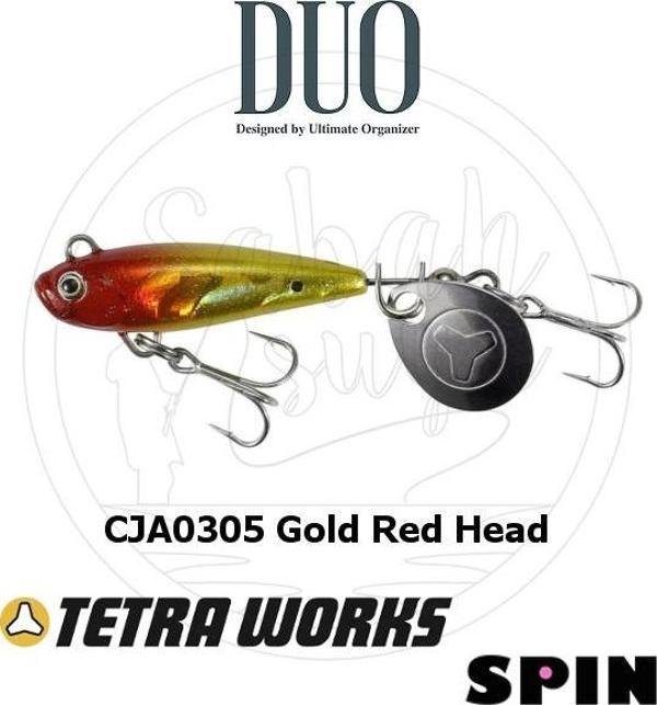 Duo Tetra Works Spin CJA0305 Gold Red Head - Image 1