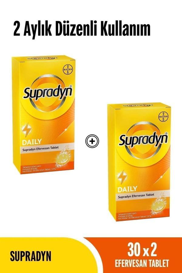 Supradyn Daily 30 Efervesan Tablet x 2 Adet - Image 1