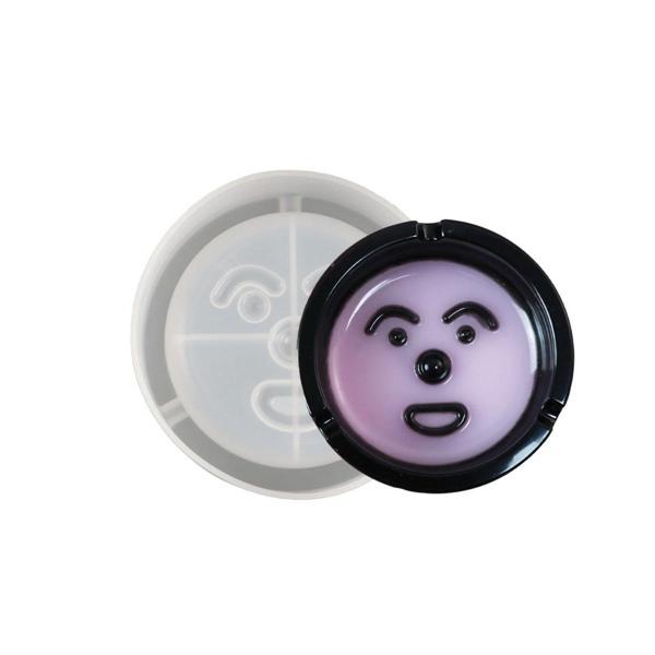 Epoksi Silikon Kalıp Emoji Yüzlü Küllük Kalıbı 11x11 CM - Image 1