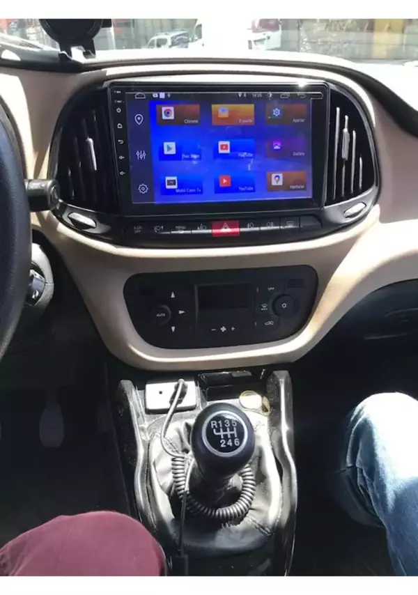 FİAT DOBLO (2015-2022)-9''ANDROİD GERÇEK 2+32 GB / 4 ÇEKİRDEK 1.6Ghz / WIFI 5.0Ghz / BT 5.4-KABLOSUZ CARPLAY-AHD HD GERİ GÖRÜŞ KAMERA HEDİYE - Image 1
