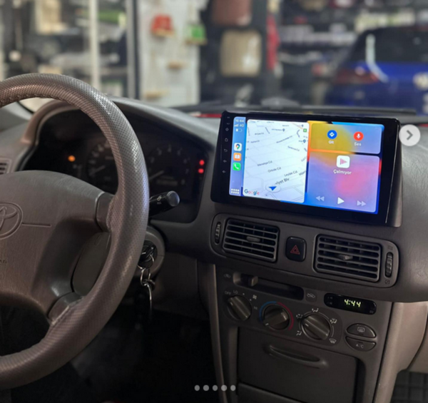 TOYOTA COROLLA (1999-2001)-9''ANDROİD GERÇEK 2+32 GB / 4 ÇEKİRDEK 1.6Ghz / WIFI 5.0Ghz / BT 5.4-KABLOSUZ CARPLAY-AHD HD GERİ GÖRÜŞ KAMERA HEDİYE - Image 1