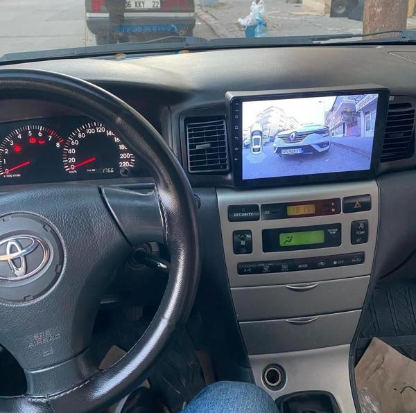 TOYOTA COROLLA (2002-2006)-9''ANDROİD GERÇEK 2+32 GB / 4 ÇEKİRDEK 1.6Ghz / WIFI 5.0Ghz / BT 5.4-KABLOSUZ CARPLAY-AHD HD GERİ GÖRÜŞ KAMERA HEDİYE - Image 1