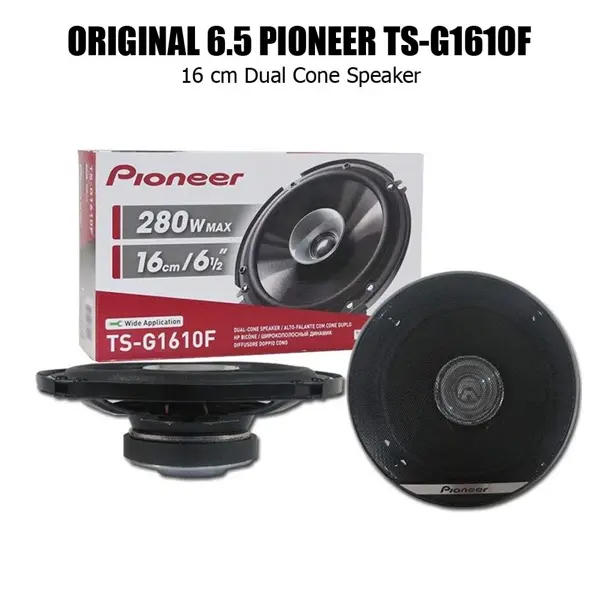 PIONEER TS-G1610F-280 WATT-TWETERSIZ-16 CM KAPAKLI KAPI HOPARLÖRÜ-2 ADET - Image 1